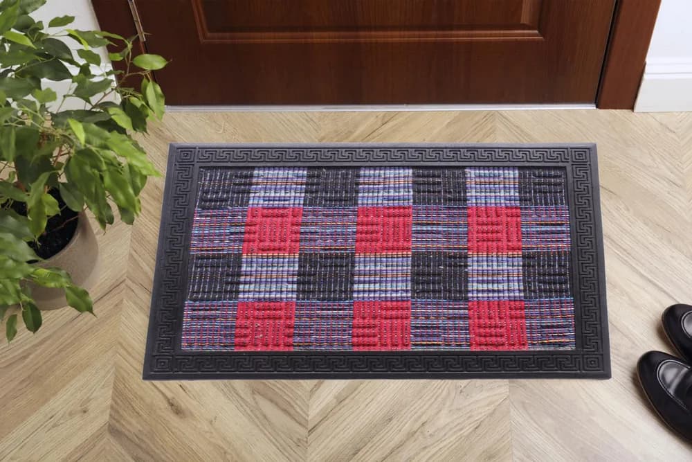 COVORAS INTRARE ANTIDERAPANT TEXTIL MULTICOLOR 40X60 CM, VANORA HOME — miniatură