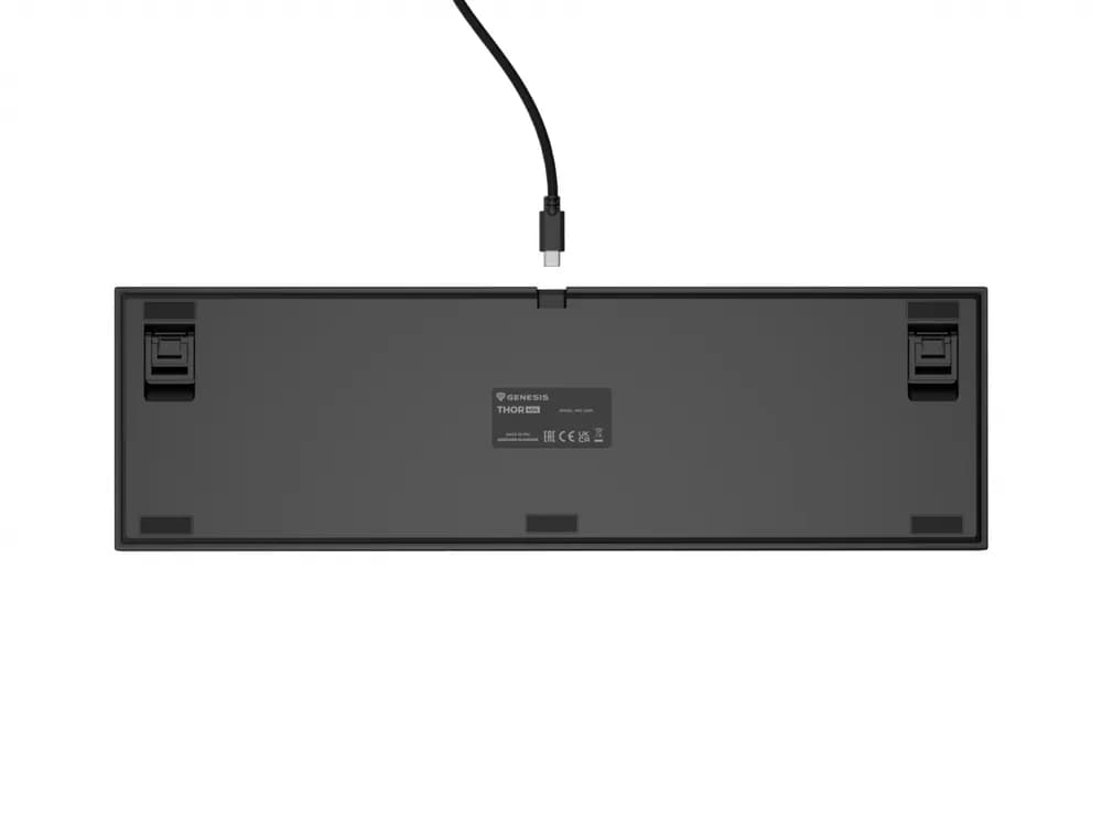 Tastatura Mecanica Gaming Genesis Thor 404, RGB, USB, negru — miniatură
