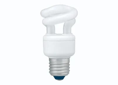 BEC fluorescent Panasonic, soclu E27, putere 8W, forma spirala, lumina alb rece, alimentare 220 - 240 V, "EFD8E65HD3E"