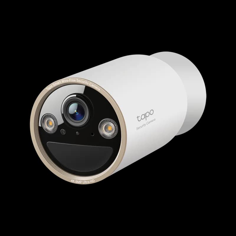 Wire-Free Indoor/Outdoor Security Camera SPEC:4K UHD (3840x2160), H.265/H.264 Supported, 16x UHD Digital Zoom, 2.4/5 GHz Dual Band Wi-Fi, 10000mAh Rechargeable Lithium-ion Battery FEATURE: 300 days battery life, AI Detection and Notifications (motion, people, pets, cars), Color Night Vision, Sound