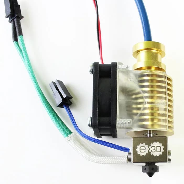 Hotend E3D V6 Gold Edition – 1,75 mm – 12 V — miniatură