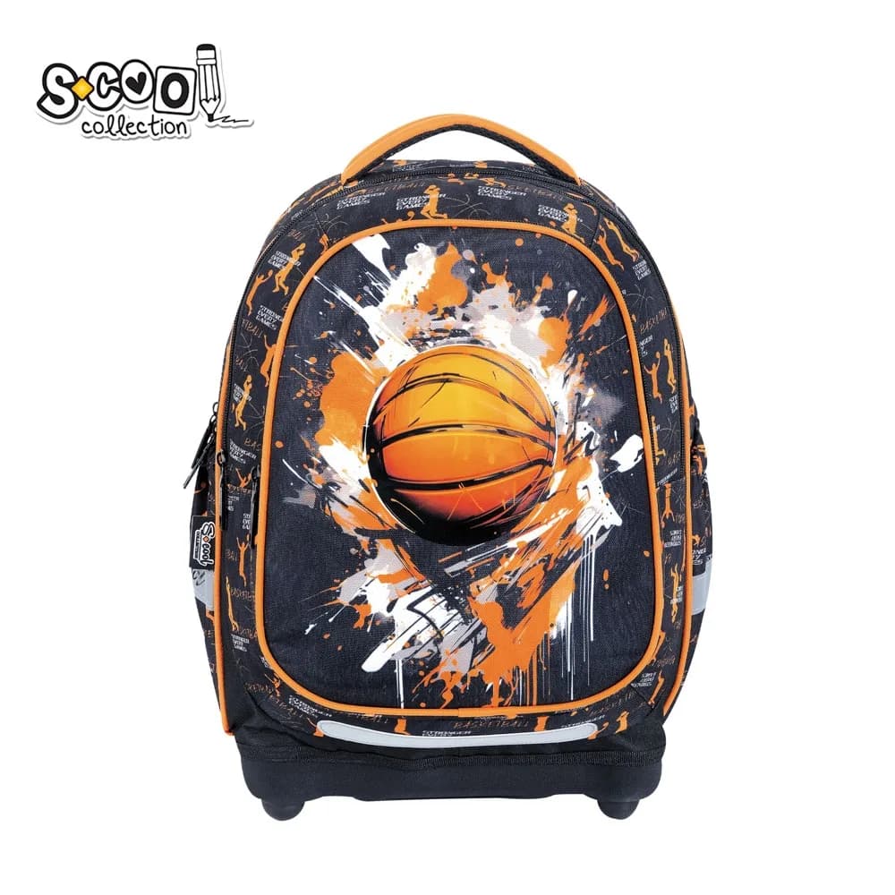 Ghiozdan anatomic, 39x33x18 cm, BASKETBALL - S-COOL