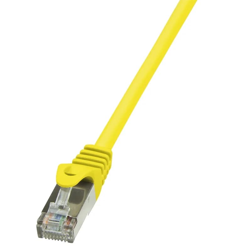 PATCH CORD FTP LOGILINK Cat5e, cupru-aluminiu, 2 m, galben, AWG26, ecranat "CP1057S"