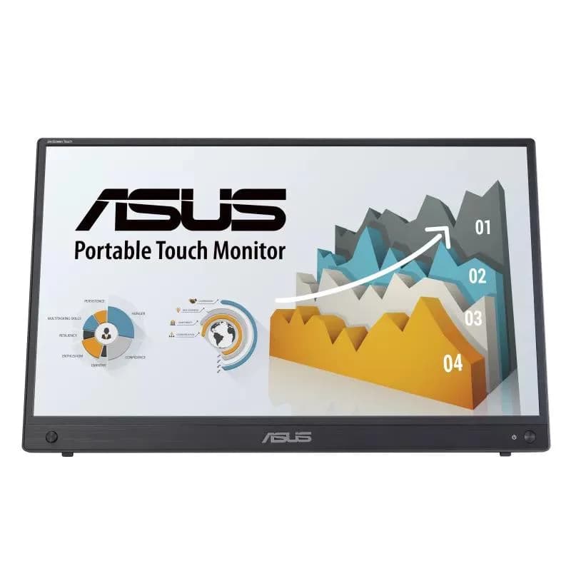 Monitor Consumer ASUS MB16AHT, 15.6", 1920 x 1080 pixeli, Touchscreen, Black — miniatură