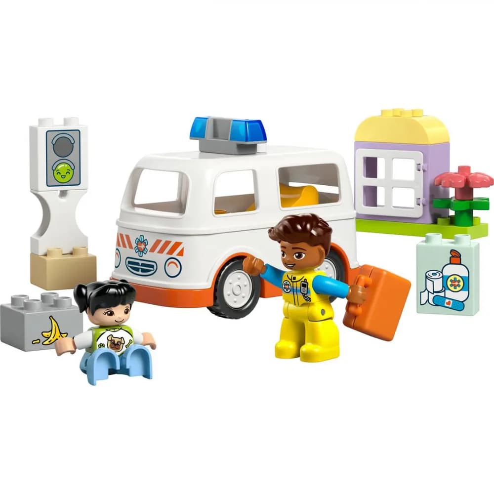 AMBULANTA SI SOFER, LEGO 10447 — miniatură