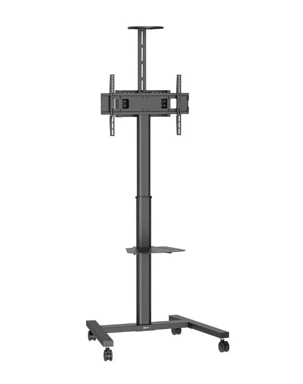 Stand TV mobil Vogel's ESSENTIAL T1031, 32-65", max.50kg, cu suport pt camera/speaker si laptop, negru