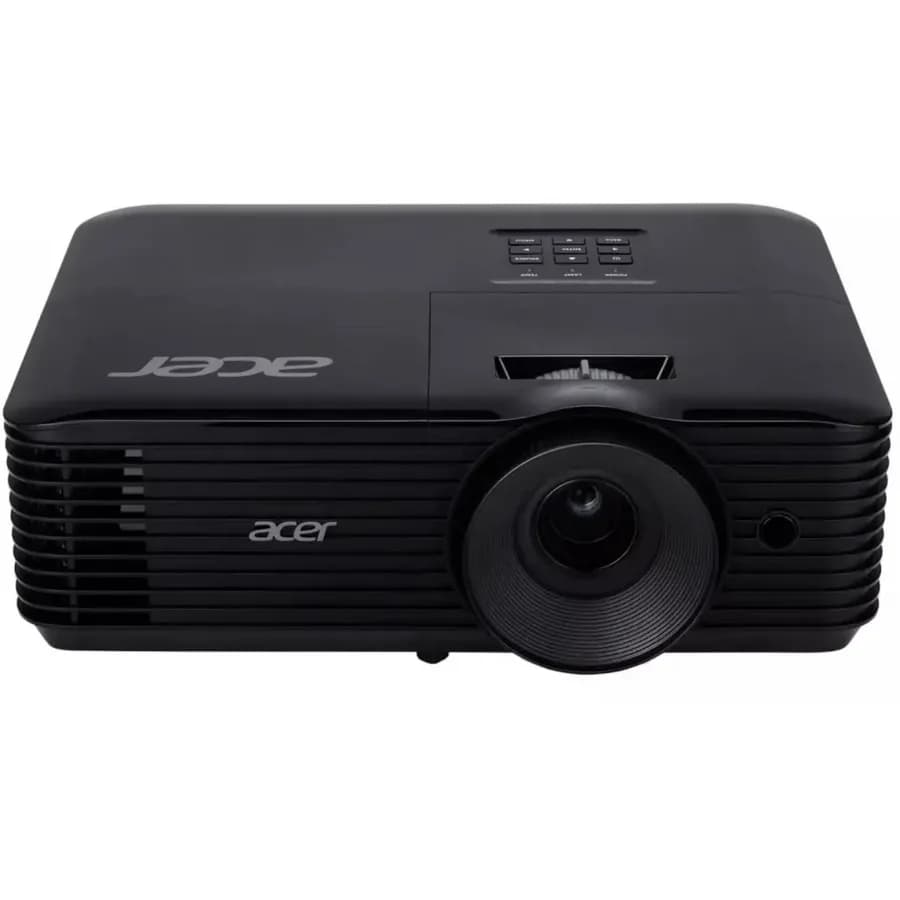 Videoproiector Acer X119H, SVGA 800*600, up to WUXGA (1920* 1200), 4.800 lumeni, 4:3/ 16:9, 20.000:1, zoom 1.1x, dimensiune maxima 300", distanta maxima de proiectie 11.8 m, boxa 3W, lampa 6.000 ore/ 15.000 ore ExtremeEco, 2.8 kg, D-sub, HDMI, PC audio in/ out, Composite Video (RCA), DC Out (5V/1A — miniatură