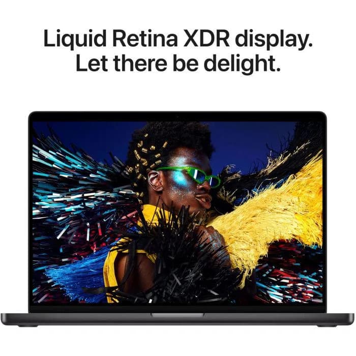 MacBook Pro 14.2"/Apple M5 Max (CPU 18-core, GPU 32-core, Neural Engine 16-core)/36GB/2TB - Space Black - INT KB (No Adapter) - 2026 — miniatură