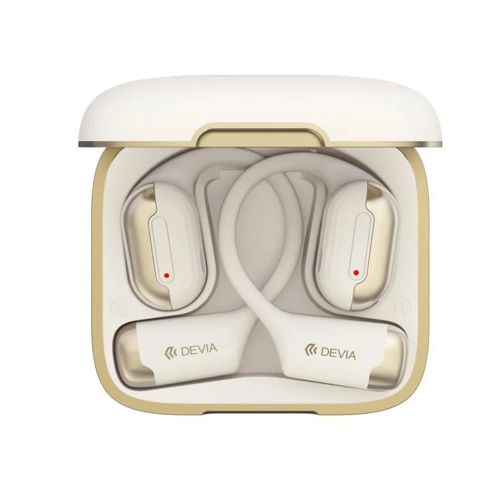 Devia Casti Bluetooth Wireless Open-Ear OWS Pro1 Bej — miniatură