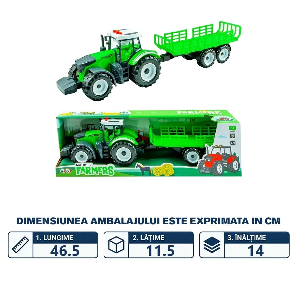Tractor cu remorca — miniatură