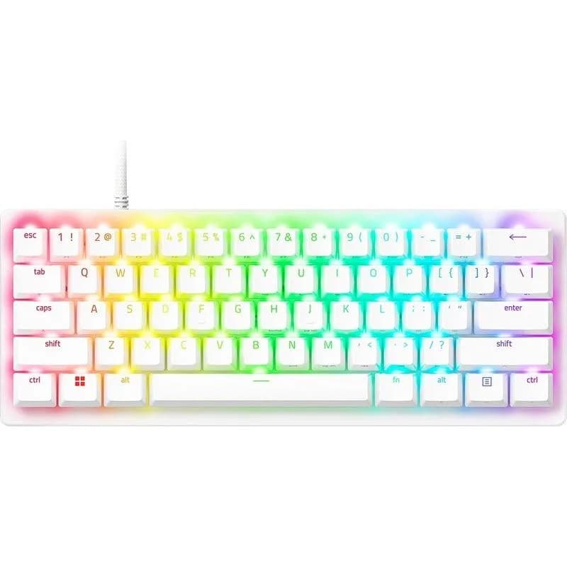 Tastatura Mecanica Gaming Razer Huntsman V3 Pro Mini, RGB, USB, Alb