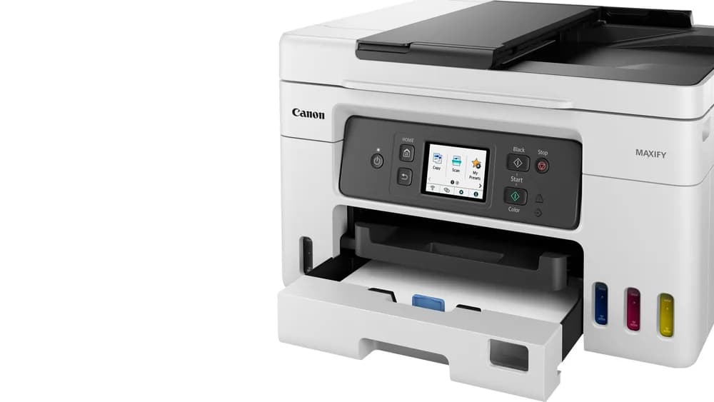 Multifunctional Inkjet CISS Color Canon GX4040, A4, Functii: Impr.|Scan.|Cop.|Cloud, Viteza de Printare Monocrom: 18ipm, Viteza de printare color: 13ipm, Conectivitate:USB|WIFI, Duplex:Da, ADF:ADF(incl.TV 11lei), 33000pag max /luna "5779C009AA" — miniatură