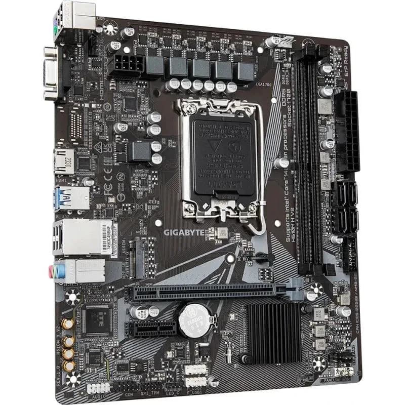 Placa de baza Gigabyte H610M H V2, Socket 1700, DDR5, Micro-ATX — miniatură