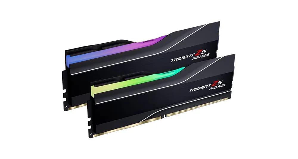 Memorie Trident Z5 Neo RGB Black AMD EXPO 64GB, DDR5-6000Mhz, CL30, Dual Channel "F5-6000J3040G32GX2-TZ5NR"