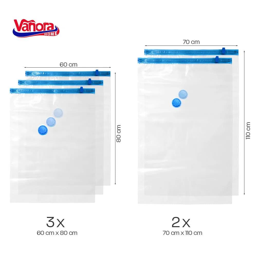SET 5 SACI PENTRU VIDARE, VANORA HOME — miniatură