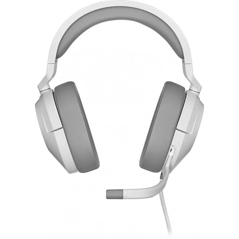 Casti Gaming Head-band Corsair HS55 STEREO, Wired, Alb — miniatură