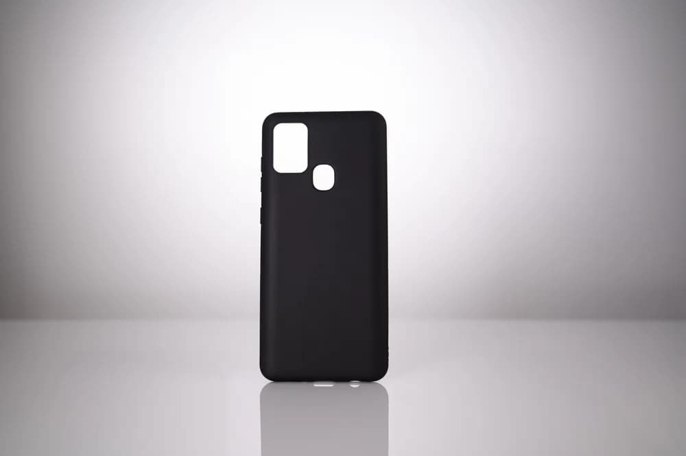 Husa Samsung Galaxy A21S Spacer, negru, grosime 1.5mm, material flexibil TPU "SPPC-SM-GX-A21S-TPU" — miniatură