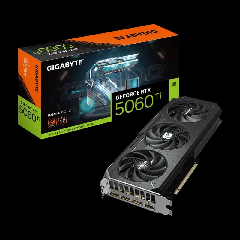 Placa video Gigabyte GeForce RTX 5060 Ti, 8GB GDDR7, PCI Express 5.0, 128-bit