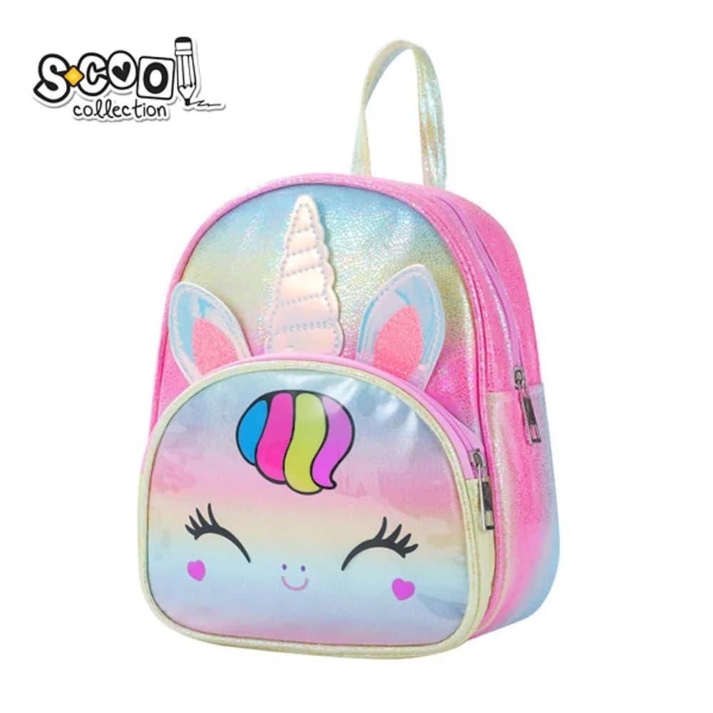 Ghiozdan gradinita Glitter, 25x32x11 cm, UNICORN - S-COOL — miniatură