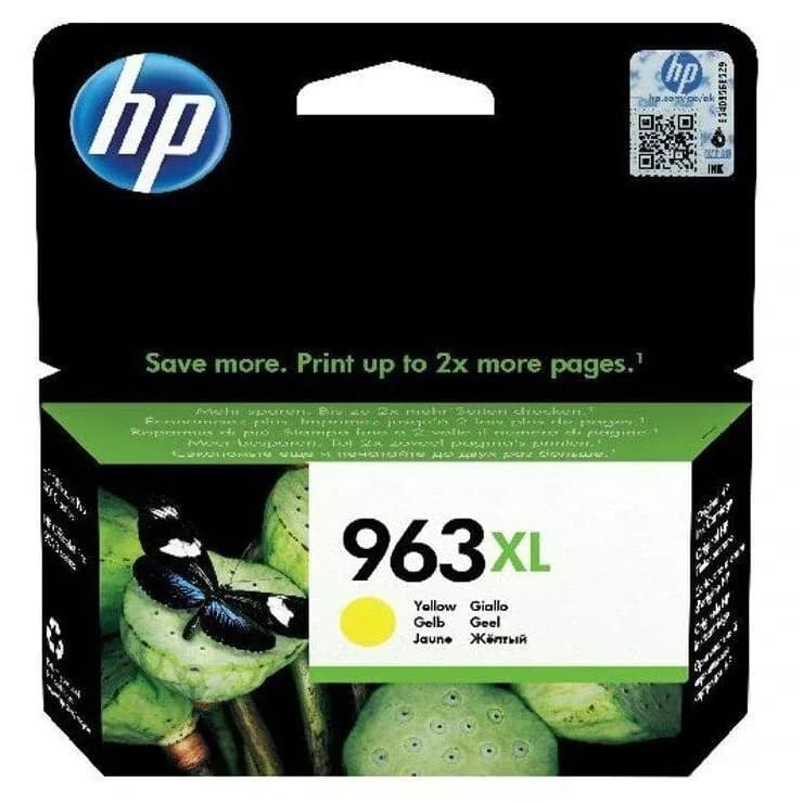 Cartus Cerneala Original HP Yellow, nr.963XL, pentru OfficeJet Pro 9010|9013|9014|9020|9023, 1.6K, "3JA29AE"