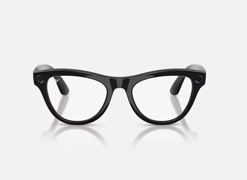 RayBan Meta SKYLER High Bridge Fit - Shinny Black - Amethyst Transitions® Gen2 — miniatură