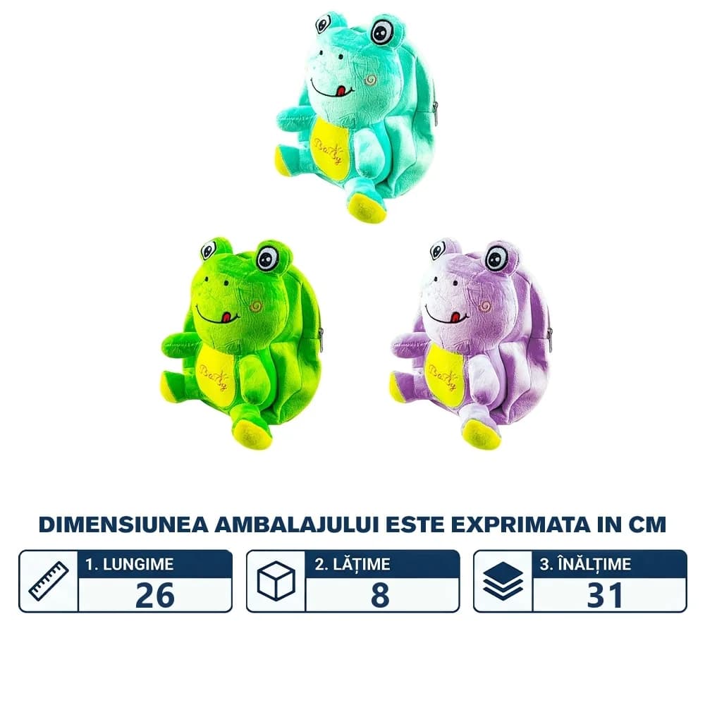 Ghiozdan din plus, Broasca — miniatură