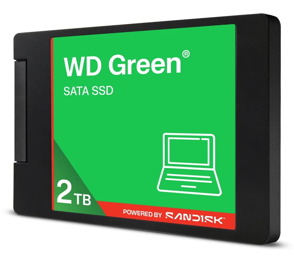 SSD WD Green 2TB SATA, 2.5", 7mm, Read: 545 MBps "WDS200T5G0A-00CPT0" — miniatură