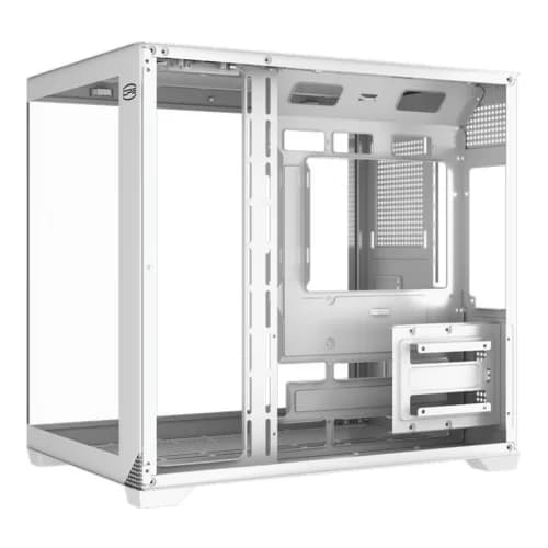 CARCASA PCCooler "C3 T700 Wh", middle tower, gaming, fara sursa, suporta 10xfan, USB Type-C x 1, USB 3.0 x 1, USB 2.0 x 1, audio+mic, 7 sloturi expansiune, alb, "C3 T700 WH" — miniatură