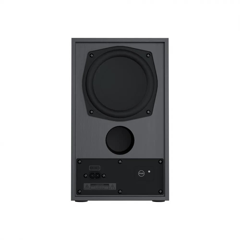 SOUNDBAR HORIZON HAV-S2630W / System 2.1 / Max Audio Power 110W (30W x2 + 50W) / Wireless Subwoofer / Digital Optical / AUX (3.5mm) / HDMI-ARC (CEC) / BT 5.4 / USB Playback / DOT-Matrix Display / Remote + Button Keys / Impedance: 4Ω x2 + 4Ω / Signal to Noise Ratio (SNR): 73dB / Wall- Mount Ready / — miniatură