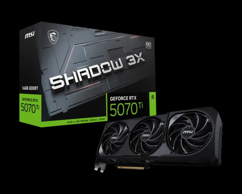 Placa video MSI GeForce RTX 5070 TI, 16GB GDDR7, PCI Express 5.0, 256-bit