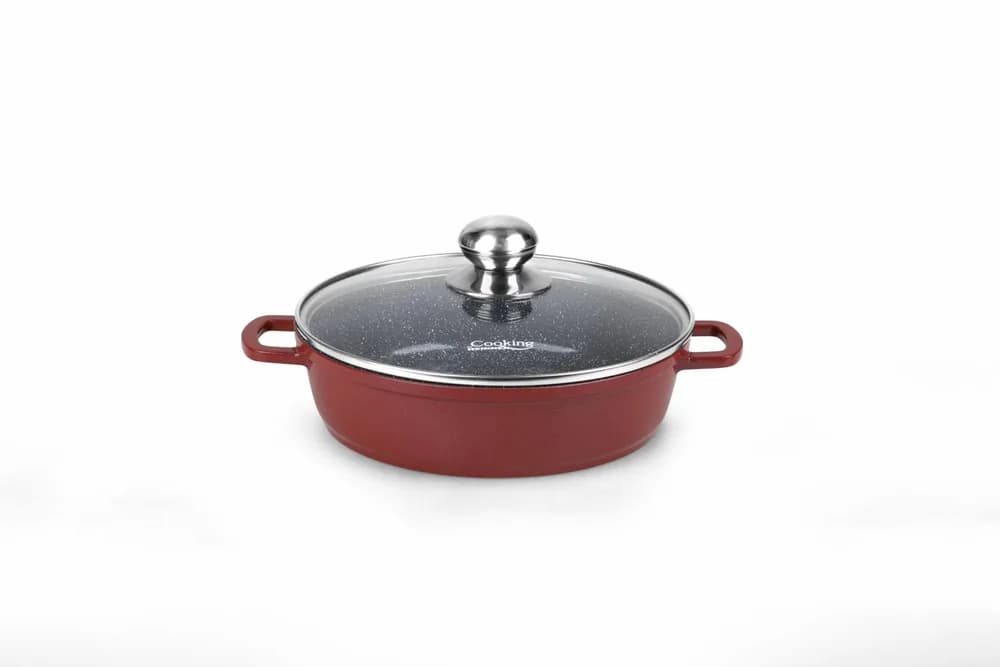 CRATITA ALUMINIU+CAPAC 24X6.5CM, 2.6L, CALABRIA, COOKING BY HEINNER — miniatură