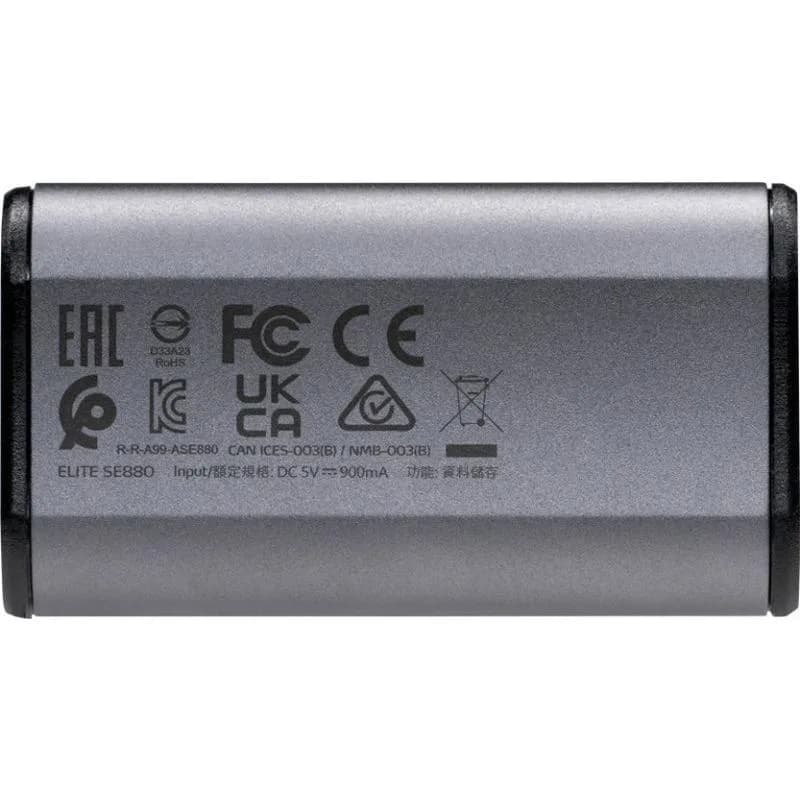 SSD extern ADATA SE880, 500 GB, USB 3.2 Gen 2, Gri — miniatură