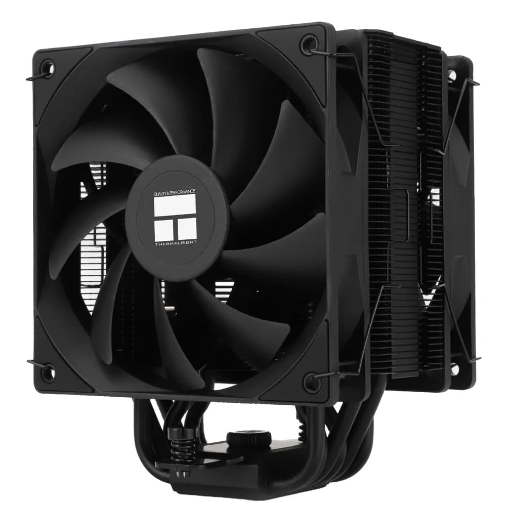 COOLER Thermalright "Burst Assassin 120 EVO Dark" skt. Intel si AMD, racire cu aer, vent. 2 x 120mm (TL-C12RB V2 + TL-C12B V2), 1500 rpm, 6 heatpipes, inaltime 156mm,"Burst Assassin 120 EVO Dark" — miniatură