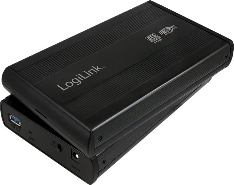RACK extern LOGILINK, extern pt. HDD, 3.5 inch, S-ATA, interfata PC USB 3.0, aluminiu, negru, "UA0107"