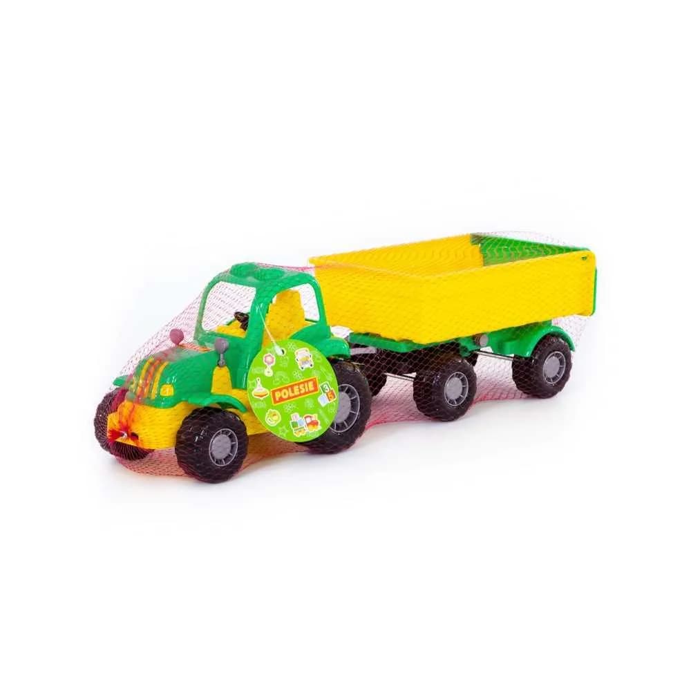 Tractor cu remorca - Hardy, 44x13x14 cm, Polesie — miniatură