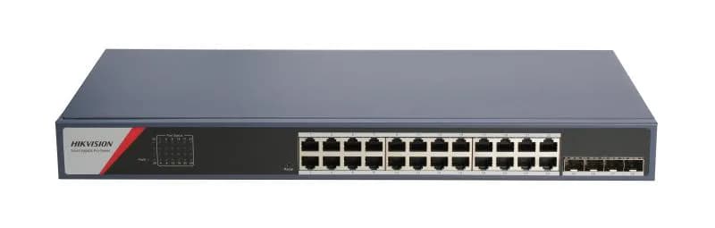 SWITCH 24 PORTURI GIGABIT "DS-3E1528-SI-24T4F" 1