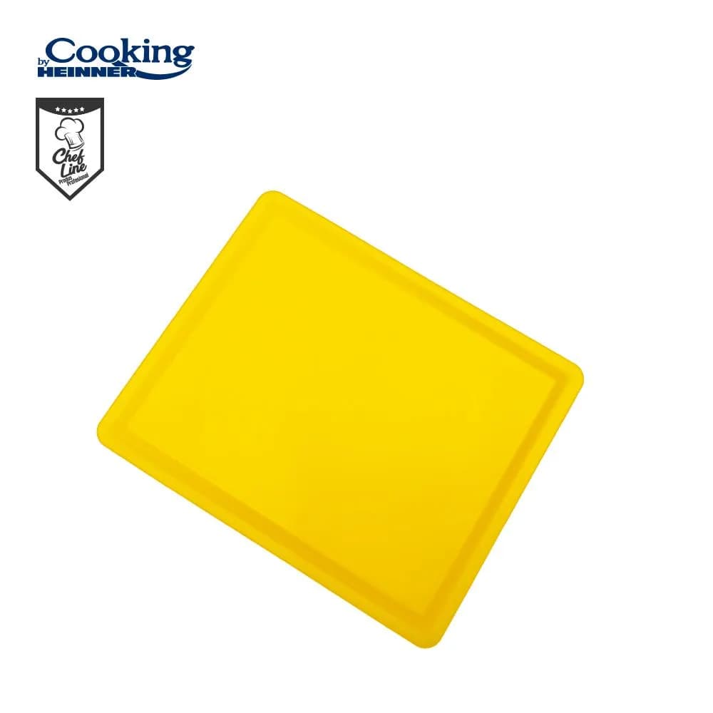 TOCATOR SANT GN1/2,26.5X32.5X2CM, GALBEN, COOKING BY HEINNER