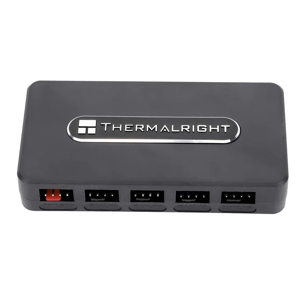 Fan HUB Controller Thermalright, PWM, 10 port , negru, "FAN-HUB-Controller REV.A" — miniatură