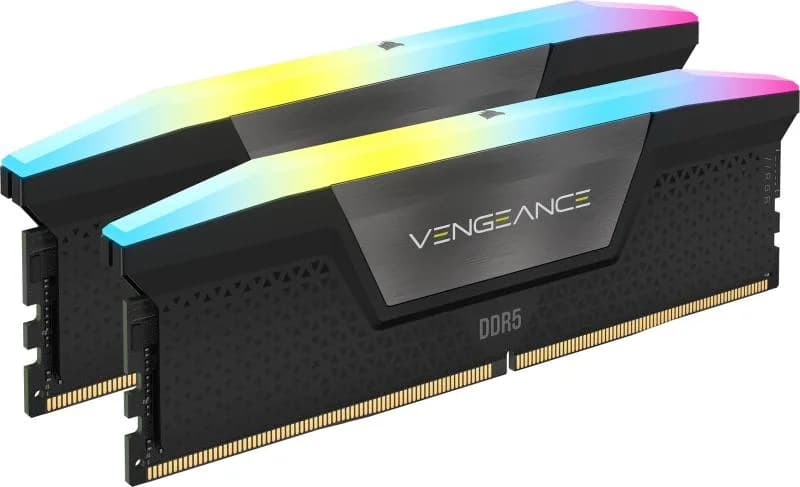 Memorie RAM Corsair Vengeance RGB, 32GB DDR5, 6000MHz, CL38