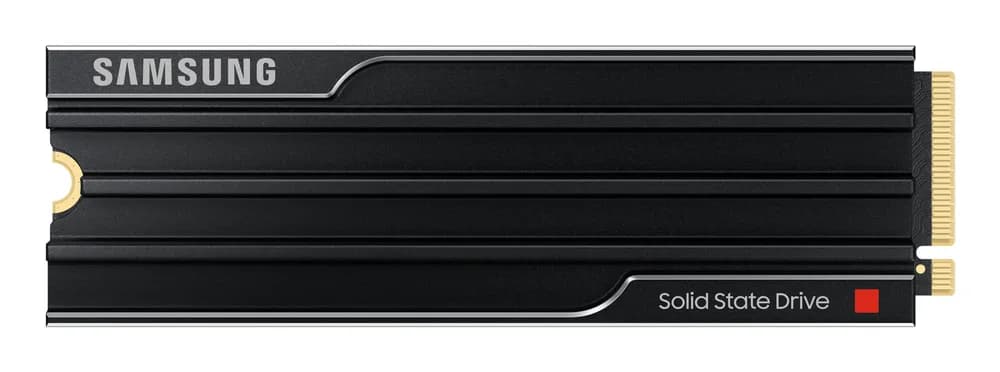 SAMSUNG 9100 PRO SSD Heatsink NVMe M.2 2TB PCIe 5.0 14.800 MB/s Read 13.400 MB/s Write Internal SSD for PC-Gaming and video editing "MZ-VAP2T0CW"