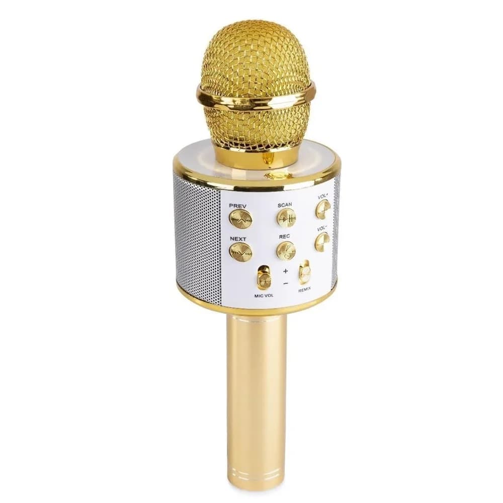 Microfon karaoke cu baterii — miniatură