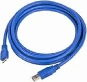 CABLU alimentare si date GEMBIRD, USB 3.0 (T) la Micro-USB 3.0 (T), 1.8m, albastru, "CCP-mUSB3-AMBM-6"
