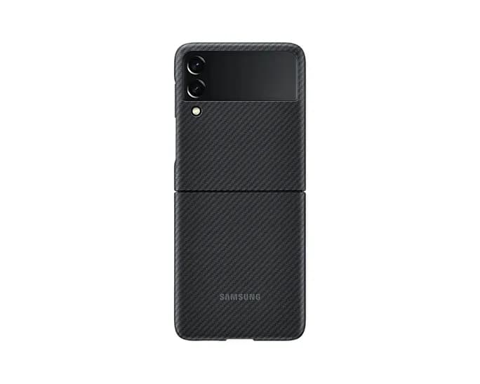 HUSA Smartphone Samsung, pt Galaxy Z Flip3, tip back cover (protectie spate), policarbonat, ultrasubtire, negru, "EF-XF711SBEGWW"