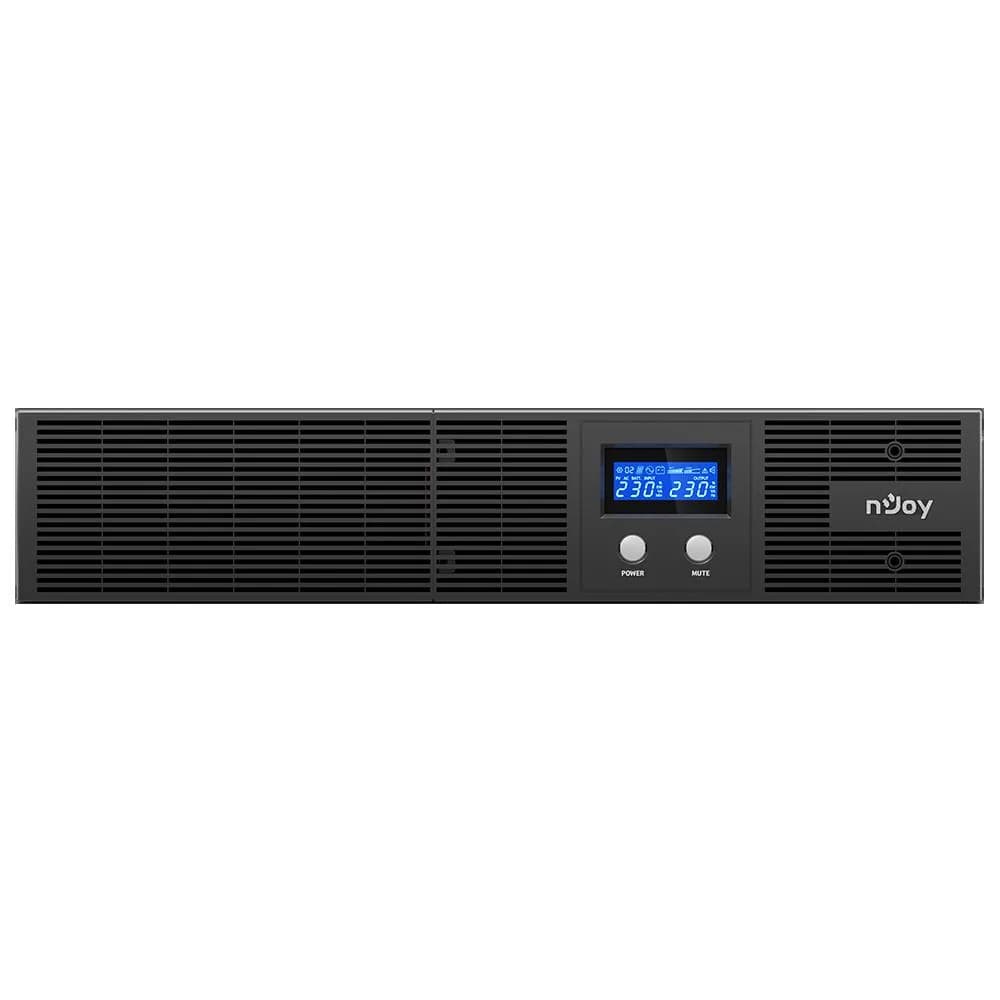 UPS nJoy Argus 3000, 1800W, LCD, USB, Rackmount 2U — miniatură