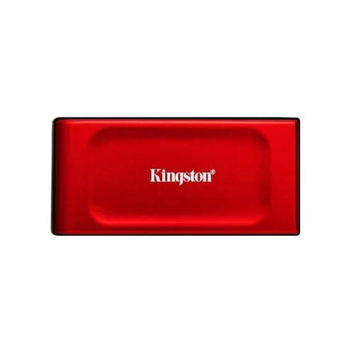 SSD extern Kingston XS1000, 1 TB, USB 3.2 Gen 2, rosu