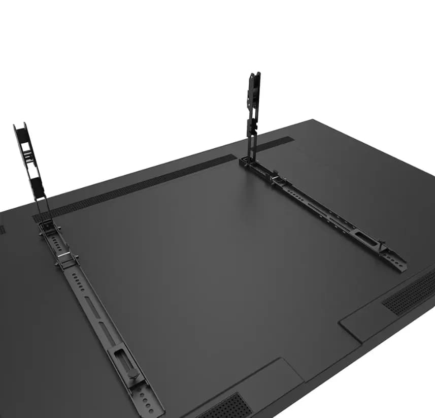 Suport perete Neomounts heavy duty, pentru display-uri interactive si ecrane grele de pana la 43-98", sistem de prindere VESA 800x400, greutate maxima suportata 125kg, fix, distanta fata de perete 4.2cm, cu sistem ce permite prinderea/desprinderea usoara a display-ului, securizabil cu lacat (nu este — miniatură
