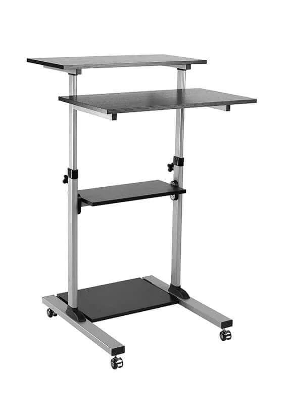 Stand mobil (Workstation) ajustabil pentru calculator, proiector, Blackmount WST01