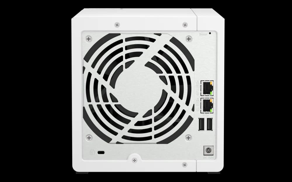 NAS QNAP 433 4-Bay, CPU ARM 2.0GHz Quad core, RAM 4GB, HDD 2.5"/3.5" SATA 6Gbps (neincluse), LAN: 1 x 2.5GbE + 1 x GbE, USB3.2 Gen1: 1 USB2.0: 2, tower, adaptor alimentare — miniatură