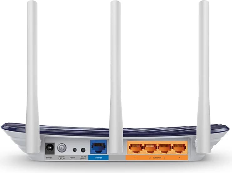 ROUTER TP-LINK wireless 750Mbps, 4 porturi 10/100Mbps, 3 antene externe, Dual Band AC750 "Archer C20"/ 835010 45504898 — miniatură