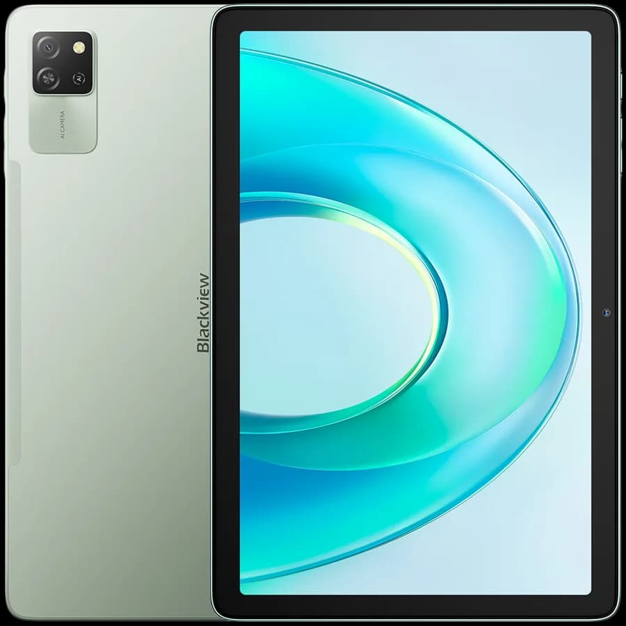 Blackview Tab 60 Pro SET 10.1-inch HD+ 800x1280 IPS 60Hz, 8GB/128GB, Cam Front 5MP Rear 8MP, 7700mAh, LTE, USB Type-C, Charger, Cable, Android 15, Algae Green "BVTAB60PRO_S8PL_EU"